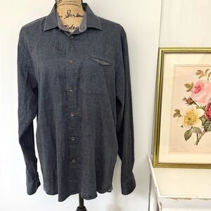 Ted Baker Men’s Navy Button Down Shirt Size 5